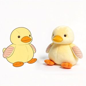 Peluche personnalisée super douce, canard jaune populaire, mini-canard brodé, animal en peluche réconfortant, sur mesure - Product Image 5