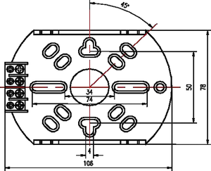 กริ่งไฟฟ้าระบบสัญญาณเตือนไฟไหม้อัตโนมัติกันน้ำระดับเดซิเบลสูงสำหรับอุตสาหกรรม - Product Image 4