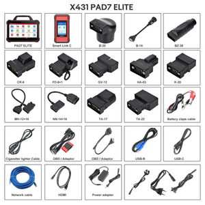 LAUNCH X431 PAD VII PAD 7 ELITE OBD2 Scanner Outil de diagnostic complet du système Codage ECU Bidirectionnel J2534 CAN FD Réinitialisation - Product Image 5