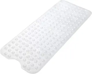 Tapis de douche blanc tappetino da bagno in silicone super asciutto antiscivolo tappetino da doccia morbido per tronchesi senior