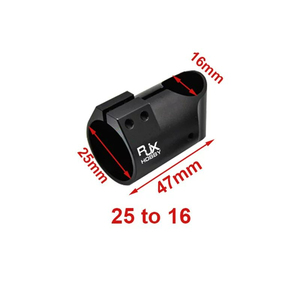 อุปกรณ์เชื่อมต่อขาตั้งโดรน RJXHOBBY RJX แบบ T-joint ขนาด 25 มม. ถึง 16 มม. สำหรับท่อคาร์บอน  อะลูมิเนียมแบบล็อคตัว T  ตัวเชื่อมต่อท่อคาร์บอน - Product Image 3