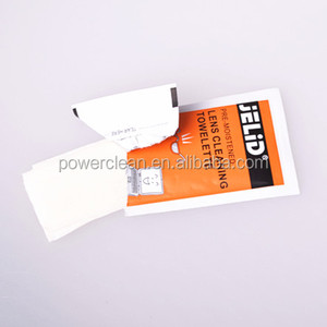 Lingettes nettoyantes désinfectantes pour écrans de lunettes jetables, conformes RoHS et MSDS, emballage individuel <span class=keywords><strong>POWERCLEAN</strong></span> - Product Image 3