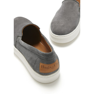 Zapatillas sin cordones, gamuza gris pizarra - Product Image 4