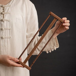 Walnut Solid Wood Teacup Holder Small <b>Cup</b> Rack For Kung Fu <b>Tea</b> Ceremony Durable Storage And Drying Stand - Product Image 2