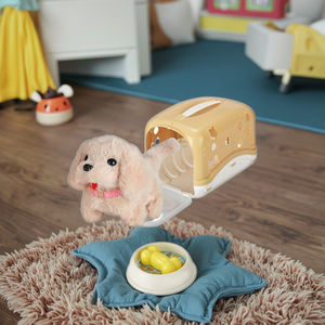 4 stilleri köpekler robot kafes ev ve kemik ile wag kuyruk çocuk oyuncak pet köpek yürüyebilir - Product Image 5