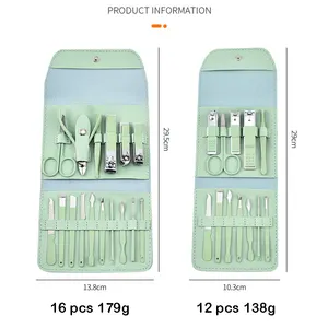 Gmagic High Quality Stainless Steel Nail Care Tool Personal Manicure And Pedicure Set Manufacturing Metal Frame