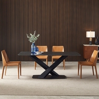 Table à manger de Restaurant en forme de demi-lune, chaises de ferme Antique, prix d'usine