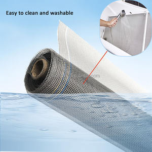 कारखाने मूल्य डिजाइन शीसे रेशा खिड़की कीट स्क्रीन और फायरप्रूफ एक तरह से दृष्टि मच्छर होटल और घरेलू उपयोग के लिए - Product Image 4