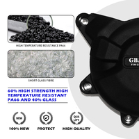 Grande protection de moteur pour motos MT07, compatible avec Yamaha R7 FZ-07 MT-07 XSR700 (arrière)