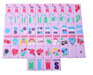 Lucky Charms FRENCH LAVENDER Jeu de Mahjong Américain en Acrylique Tuiles de Mahjong Thème Designer Précommande Vente en Gros Usine - Product Image 2