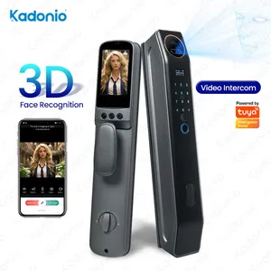 Kadonio Digital Camera Electronic Video Intercom Fingerprint Face Recognition Outdoor Smart locks For Door