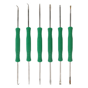 ดร. ชุดเครื่องมือช่วยบัดกรีขนาดใหญ่ 6 ชิ้น สีเขียว พร้อมหัวไขควงสแตนเลส สำหรับซ่อมแผงวงจรพิมพ์และงานเชื่อม - Product Image 4