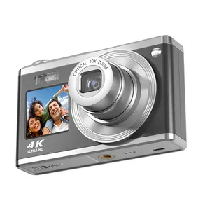 Winait Max 60MP 4K CCD CMOS Home Use Digital Camera with 10x Optical Zoom and Dual Display Digital Still Camera