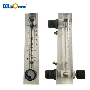Dgozone 24-240lpm khí lưu lượng kế với van điều chỉnh không khí rotameter Bảng điều chỉnh lưu lượng mét năng suất - Product Image 5