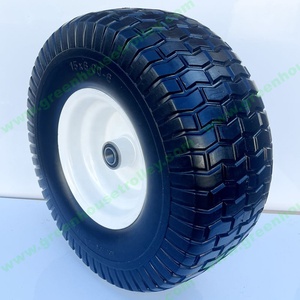Pneu et roue anti-crevaison <span class=keywords><strong>de</strong></span> haute qualité <span class=keywords><strong>de</strong></span> 15 pouces pour tondeuse à gazon, <span class=keywords><strong>roues</strong></span> en mousse PU <span class=keywords><strong>6</strong></span>.00-<span class=keywords><strong>6</strong></span> pour tondeuse à gazon, épandeur, <span class=keywords><strong>poussette</strong></span> et chariot - Product Image 4