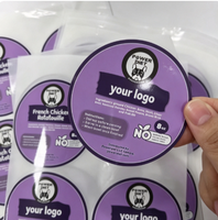 Autocollant personnalisé avec votre logo, autocollant adhésif, autocollant en vinyle imperméable pour bouteille, pot, emballage de produits cosmétiques et de soins de la peau