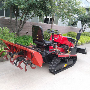 Tractor <span class=keywords><strong>de</strong></span> Orugas <span class=keywords><strong>de</strong></span> 50 CV con Cucharón y Perforadora Rotatoria para Campos <span class=keywords><strong>de</strong></span> Arroz y Campos Secos - Product Image 3