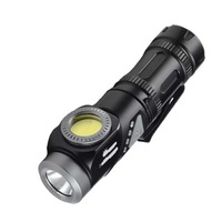 Lampe torche LED rechargeable haute puissance à angle réglable, avec clip magnétique et sangle frontale – Offre spéciale