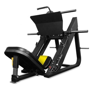 상업용 피트니스 장비 새로운 스틸 플레이트 적재 체육관 다리 프레스 트레이너 45 도 다리 프레스 기계 - Product Image 2