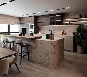 Gabinetes de Cocina Modulares Modernos y Ecológicos Personalizados, Juego Completo con Estructura de Madera Contrachapada, Puertas de Vidrio, Correderas para Cajones, Bisagras y Accesorios - Product Image 3