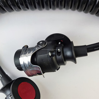 Nuevo cable espiral de siete núcleos para remolque, conjunto de cable EBS de 24 V para línea de alimentación de semirremolque, cobre electrolítico negro y verde 28T