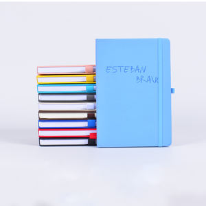 دفتر ملاحظات كلاسيكي الأكثر مبيعًا بـ 80 صفحة سميكة من الجلد الصناعي مع حزام ورقي للعناية بالعين، متوفر بمواصفات متعددة للدراسة - Product Image 2