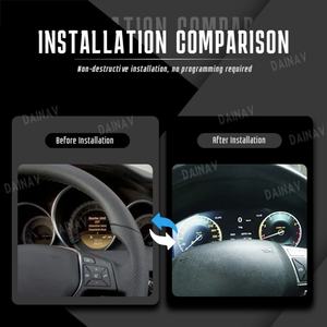 Pour Mercedes Benz GLA/CLA 2015-2018, tableau de bord LCD 12,3 pouces, panneau cristallin, cockpit, compteur de vitesse, instrument - Product Image 2