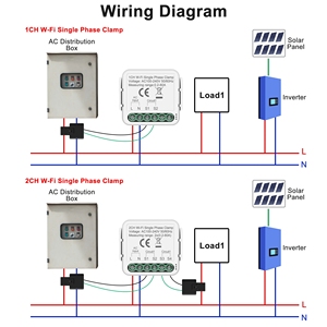 Thông minh năng lượng <span class=keywords><strong>Meter</strong></span> Wifi Power Monitor với 1/2 hiện tại biến áp kẹp hỗ trợ điện Cách sử dụng hai chiều Đo - Product Image 3