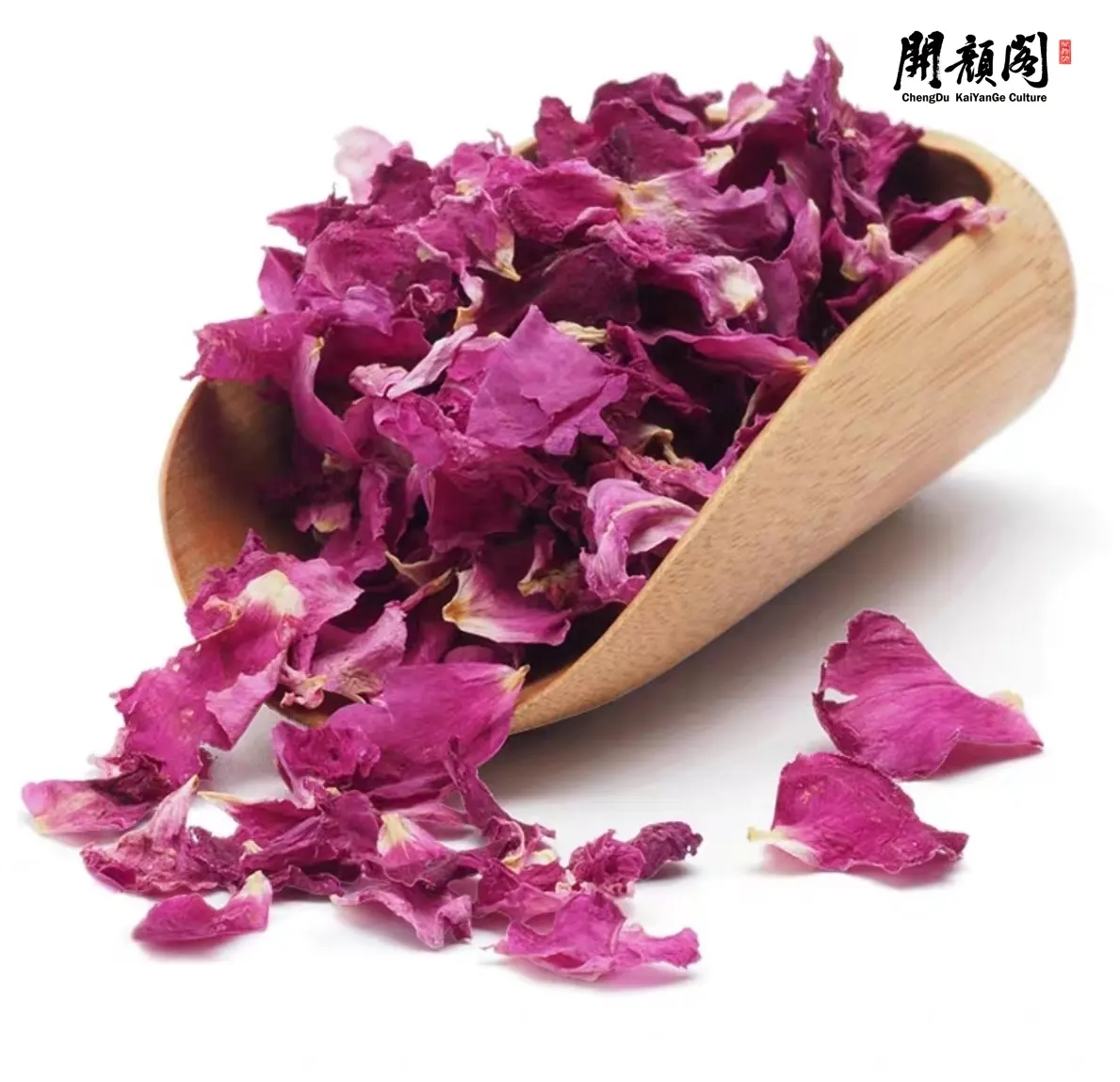 KAIYANGE wholesale OEM Food Grade Dry Rose Petals Flower Tea Red Rose Petal Herbal Tea Edible Pink Dried Rose Petals