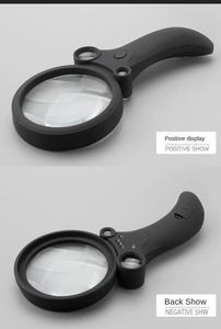 प्रबुद्ध हैंडहेल्ड एचडी लेंस मैग्निफायर तीन लेंस हाई-डेफिनिशन ग्लास - Product Image 5