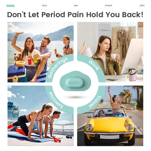 Terapia de Calor Personalizable para Aliviar Cólicos Menstruales, Estimulación Muscular TENS, Control Remoto Inalámbrico para Uso Corporal, Alivio del <span class=keywords><strong>Dolor</strong></span> sin Medicamentos - Product Image 2