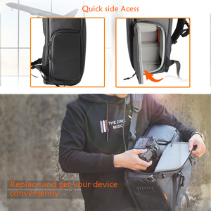 <span class=keywords><strong>Sac</strong></span> à dos pour appareil <span class=keywords><strong>photo</strong></span> étanche, <span class=keywords><strong>sac</strong></span> <span class=keywords><strong>photo</strong></span> pour homme avec compartiment pour ordinateur portable, pour photographe en <span class=keywords><strong>voyage</strong></span> - Product Image 2