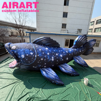 Décoration de scène : Poisson gonflable réaliste pour événements