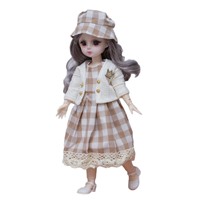 Tenue de poupée BJD, ensemble de vêtements de princesse à articulations sphériques, style occidental, pour figurine, mode, cadeau pour filles, en plastique