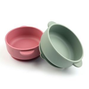 Bols pour bébé avec ventouse |   Bol alimentaire en silicone Stay Put pour bébés, enfants, tout-petits et nourrissons |   Silicone de qualité alimentaire, souple, sûr et sans BPA - Product Image 5