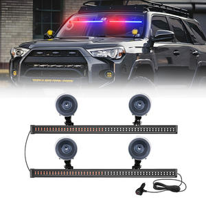 Yosovlamp Golf Versa Feux <span class=keywords><strong>de</strong></span> <span class=keywords><strong>toit</strong></span> modifiés pour pare-brise avant/arrière <span class=keywords><strong>de</strong></span> voiture, <span class=keywords><strong>barre</strong></span> longue 1-2, 192 LED, feux d'avertissement, IP67, 18W - Product Image 2