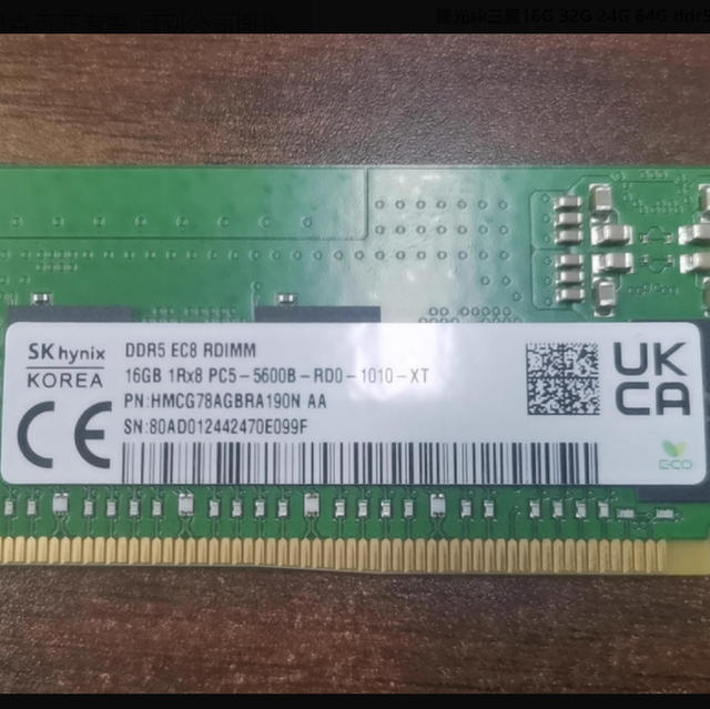 DDR5 16G 32G 48G 64G 4800MHz 5600MHz 6400MHz ECC REG Server Memory Modules