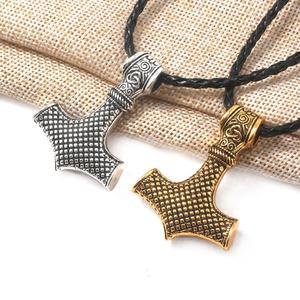 Mann Wikinger Norse Thor Hammer Mjolnir Anhänger Skandi navis che Schmuck Halskette - Product Image 6