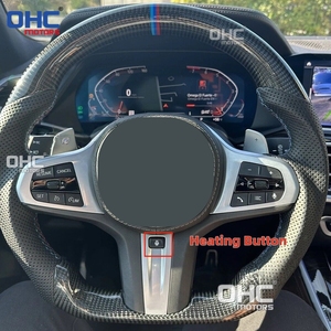 Volante Calefactable de Fibra de Carbono Real para BMW G30 G38 G32 G12 G14 G15 X3m G02 G05 G07 G06 <span class=keywords><strong>M8</strong></span> 540i M550i M Sport (Envío desde Almacén en EE. UU.) - Product Image 3