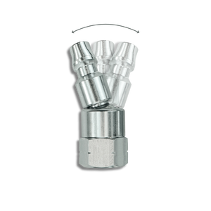 Adaptateur pivotant de connecteur universel de filetage femelle de Rotation professionnelle de 360 degrés pour le pistolet de soufflage d'air - Product Image 5