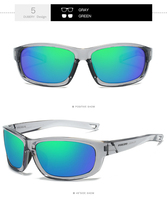 DUBERY 2026 – Nouvelles Lunettes de Soleil Sport Polarisées de Haute Qualité pour Hommes et Jeunes, Protection UV400, Lunettes de Course Tendance, Lunettes de Soleil Tactiques