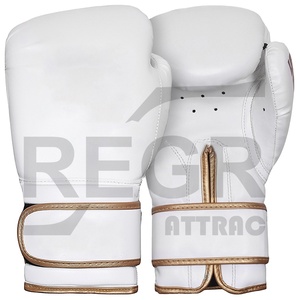 Guantes de boxeo estampados personalizados, cuero de vaca auténtico, logotipo OEM, embalaje de Material de Color, lugar de origen, cliente, venta al por mayor - Product Image 1