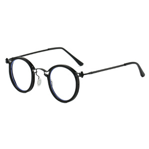 2024 nuovo nero tempesta Punk metallo retrò occhiali da sole polarizzati luce blu Anti-moda occhiali da vista senza prescrizione per la lettura - Product Image 1