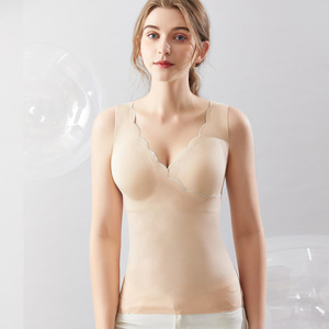 Abbigliamento per <span class=keywords><strong>allattamento</strong></span> in stile solido primavera ed estate reggiseno senza fili per donna a manica lunga <span class=keywords><strong>canottiera</strong></span> da donna che allatta - Product Image 5