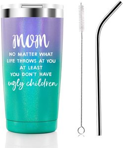 แก้วกาแฟเก็บอุณหภูมิสแตนเลสสำหรับแม่,แก้วกาแฟหุ้มฉนวน20ออนซ์สามารถใช้ซ้ำได้โลโก้แบบสองชั้น - Product Image 1