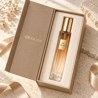Flacons de parfum en gros à remplir, flacons d'échantillon de parfum à col vissé, carrés transparents 10ml 15ml, avec boîte