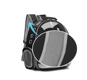 Mochila Popular para Gatos, Burbuja para Mascotas, Transportín para Gatos y Perros, Adecuado para Viajes de Gatos, Transparente, Impermeable, para Exteriores - Product Image 4