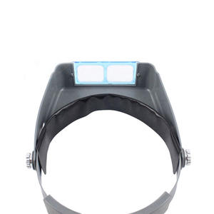 Lupa con <span class=keywords><strong>diadema</strong></span> de 80 mm con lente de cristal, estilo casco mejorado para reparación, lectura y bordado - Product Image 3