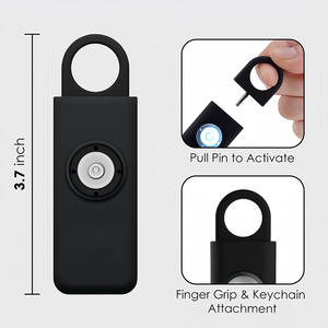 Wholesale 130db Emergency Self Defense Key <strong>Chain</strong> Rechargeable Portable Alarm Keychain Personal Alarm for Women Children <strong>Elders</strong> - Product Image 5