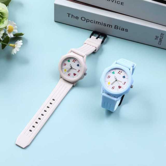 Best Gifts Kids Analog Girls Boys Quartz Watches Soft Band Wrist Watch Learning Time Easy to Read 5-12 Ages Children Toddler